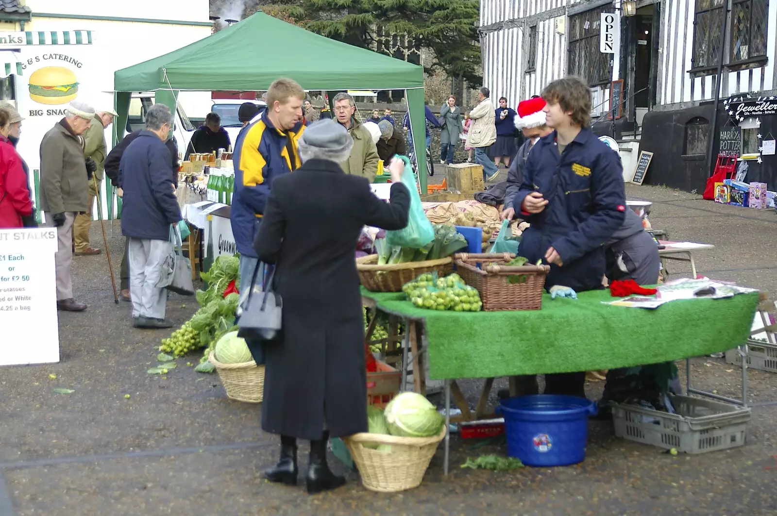 The farmer's market, from Pheasants, Sunsets and The BBs at Bressingham, Norfolk - 11th December 2005