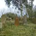 The graveyard in the garden, A Wander Around Hoo Meavy and Burrator, Dartmoor, Devon - 18th December 2005