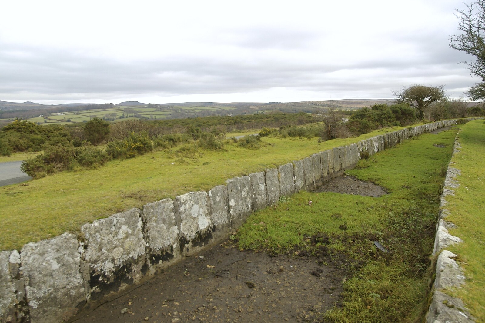 A stone-lined old aquaduct from A Wander Around Hoo Meavy and Burrator, Dartmoor, Devon - 18th December 2005