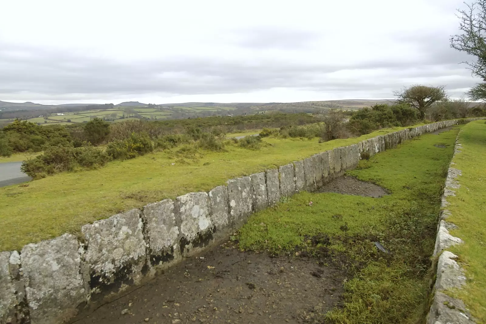 A stone-lined old aquaduct, from A Wander Around Hoo Meavy and Burrator, Dartmoor, Devon - 18th December 2005