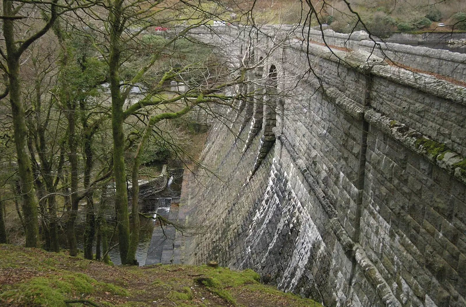 Burrator Dam, from A Wander Around Hoo Meavy and Burrator, Dartmoor, Devon - 18th December 2005