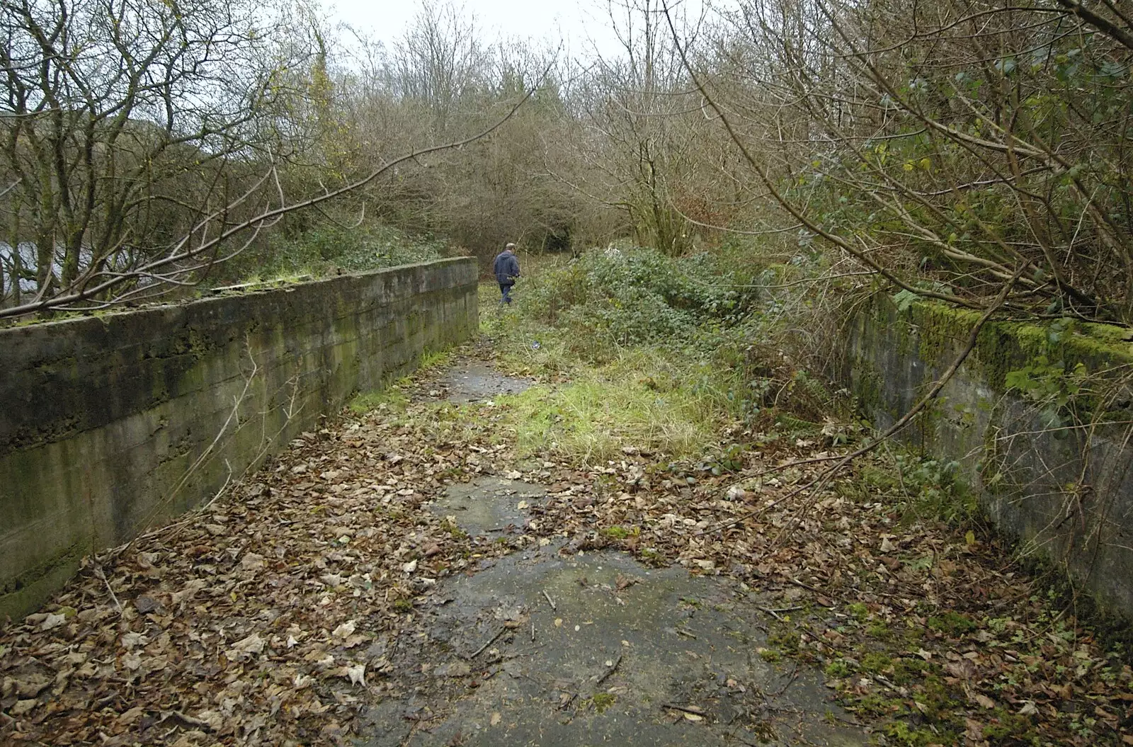 Some more derelict infrastructure, from A Wander Around Hoo Meavy and Burrator, Dartmoor, Devon - 18th December 2005