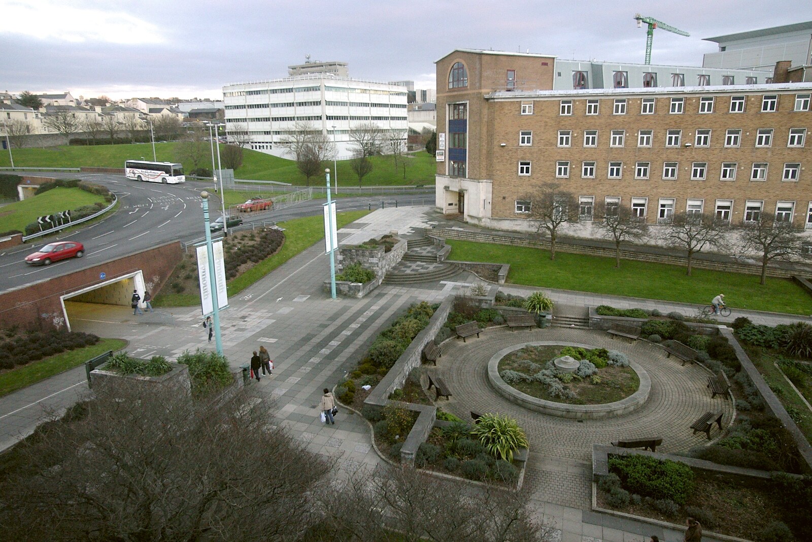 View from the Copthorne Hotel over North Cross from Uni: A Wander Around the Campus, Plymouth, Devon - 18th December 2005