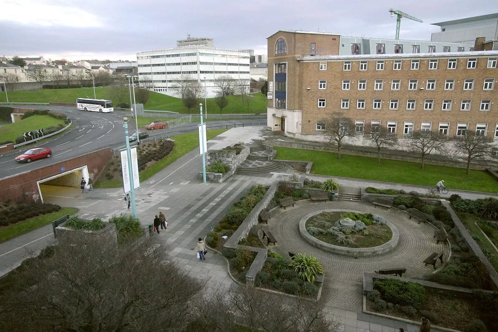 View from the Copthorne Hotel over North Cross, from Uni: A Wander Around the Campus, Plymouth, Devon - 18th December 2005