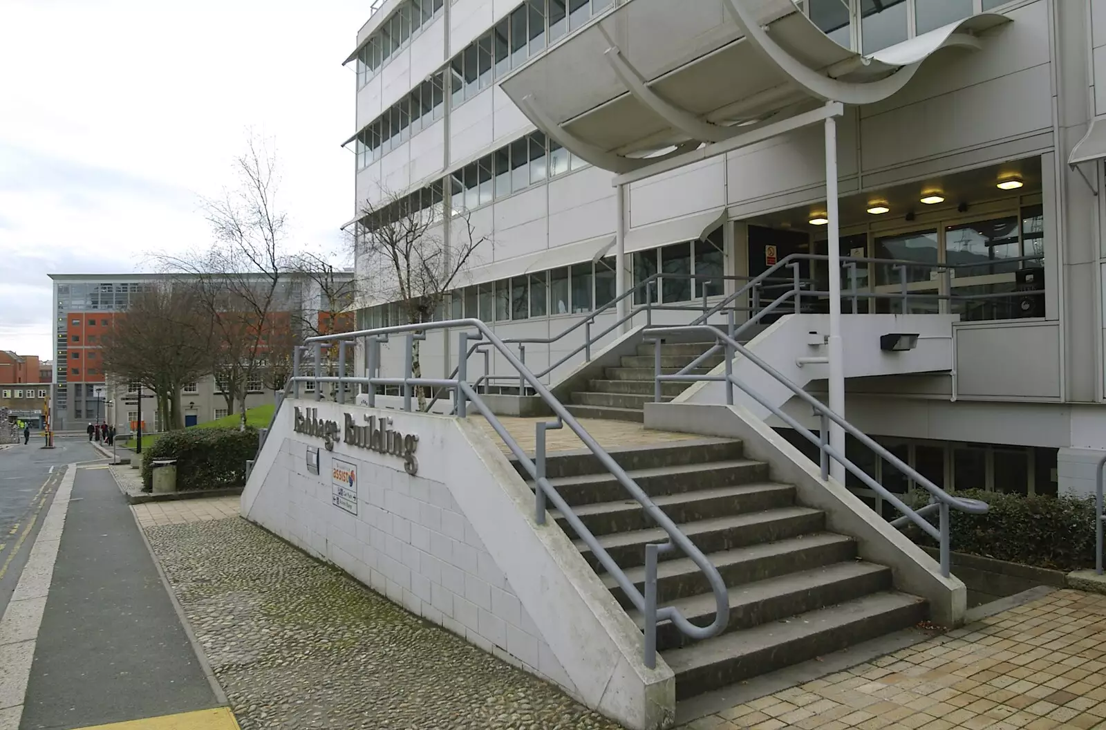 Babbage/GTB entrance, from Uni: A Wander Around the Campus, Plymouth, Devon - 18th December 2005