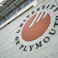 The University of Plymouth logo on the GTB wall, Uni: A Wander Around the Campus, Plymouth, Devon - 18th December 2005