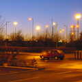 A lone car in the Anglia Retail car park, Pre-Christmas Roundup: Wigs, Beers and Kebabs, Diss, Norfolk - 24th December 2005