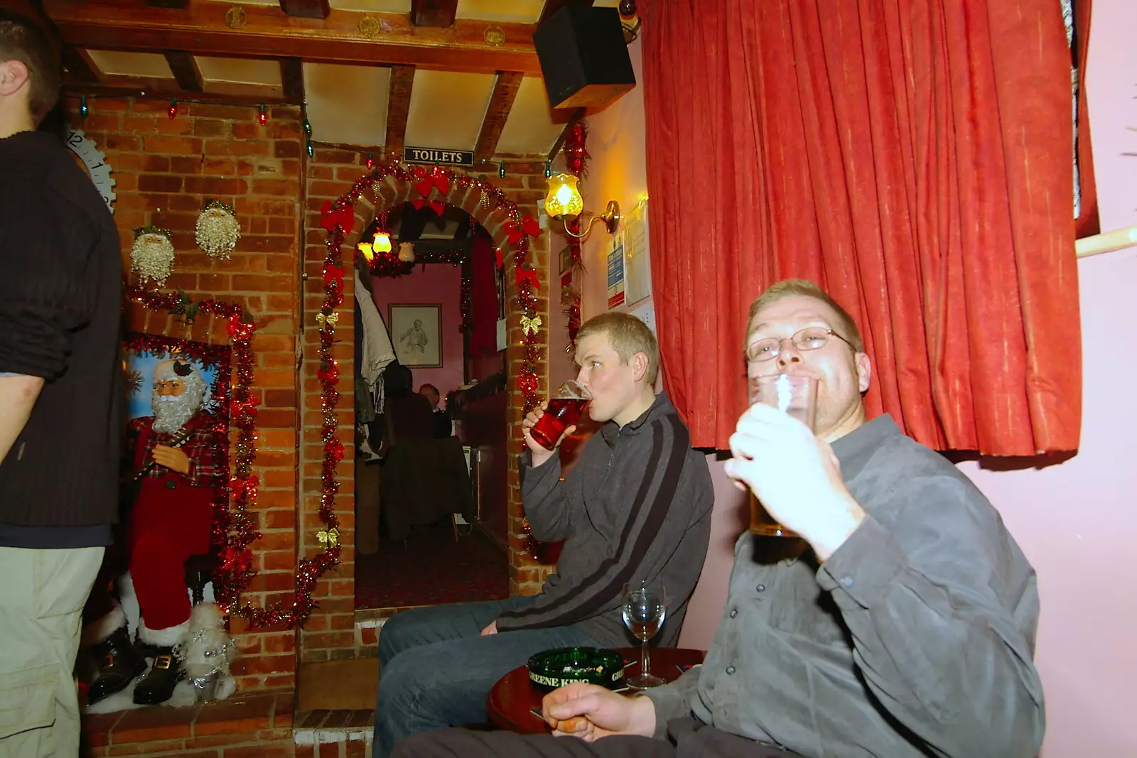 Bill and Marc, from Pre-Christmas Roundup: Wigs, Beers and Kebabs, Diss, Norfolk - 24th December 2005