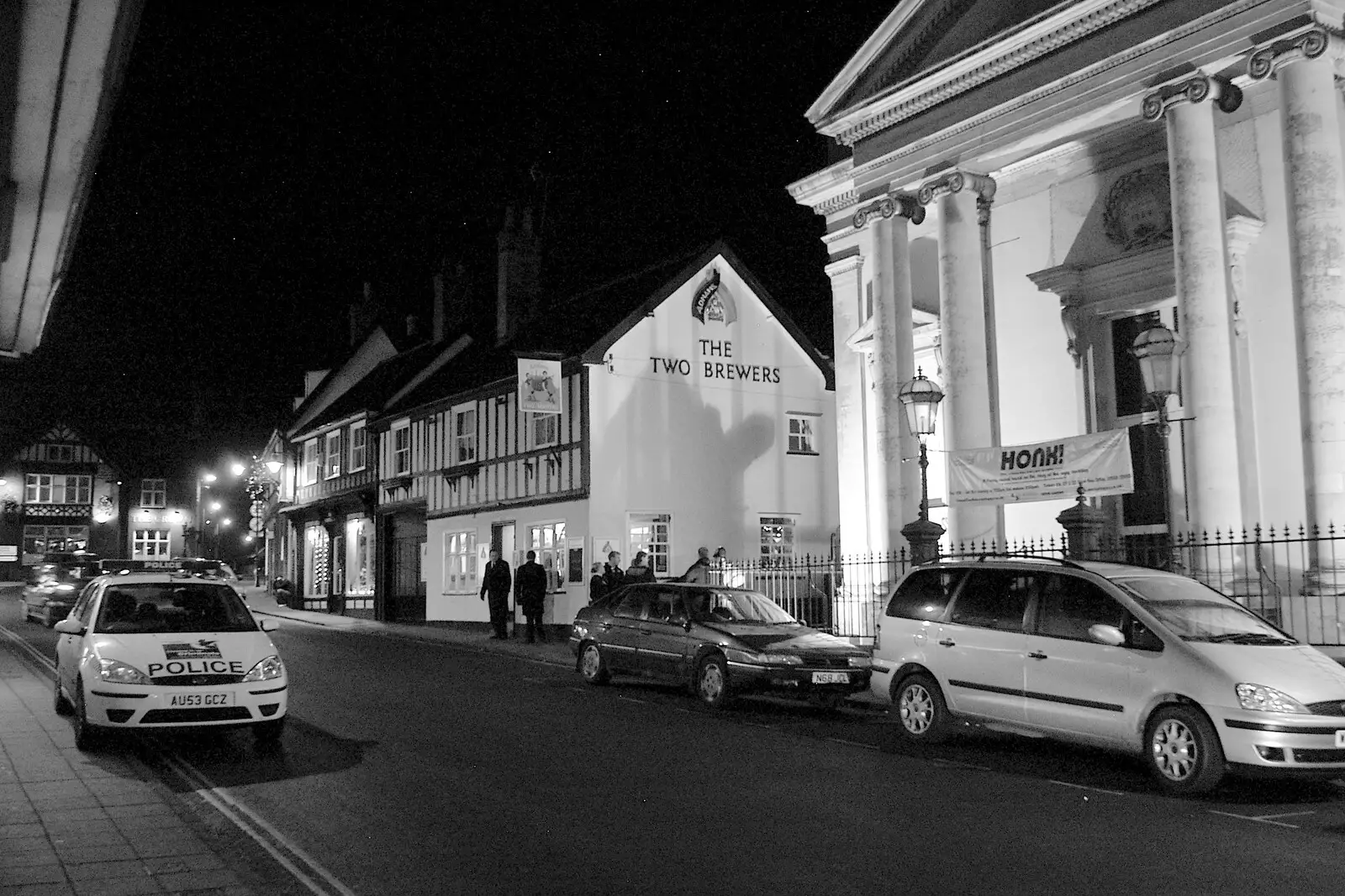 The rozzers turn up to the Two Brewers, from Pre-Christmas Roundup: Wigs, Beers and Kebabs, Diss, Norfolk - 24th December 2005