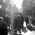 Another view of a busy Mere Street, Pre-Christmas Roundup: Wigs, Beers and Kebabs, Diss, Norfolk - 24th December 2005