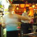 Sylvia is a blur of action behind the bar, Pre-Christmas Roundup: Wigs, Beers and Kebabs, Diss, Norfolk - 24th December 2005
