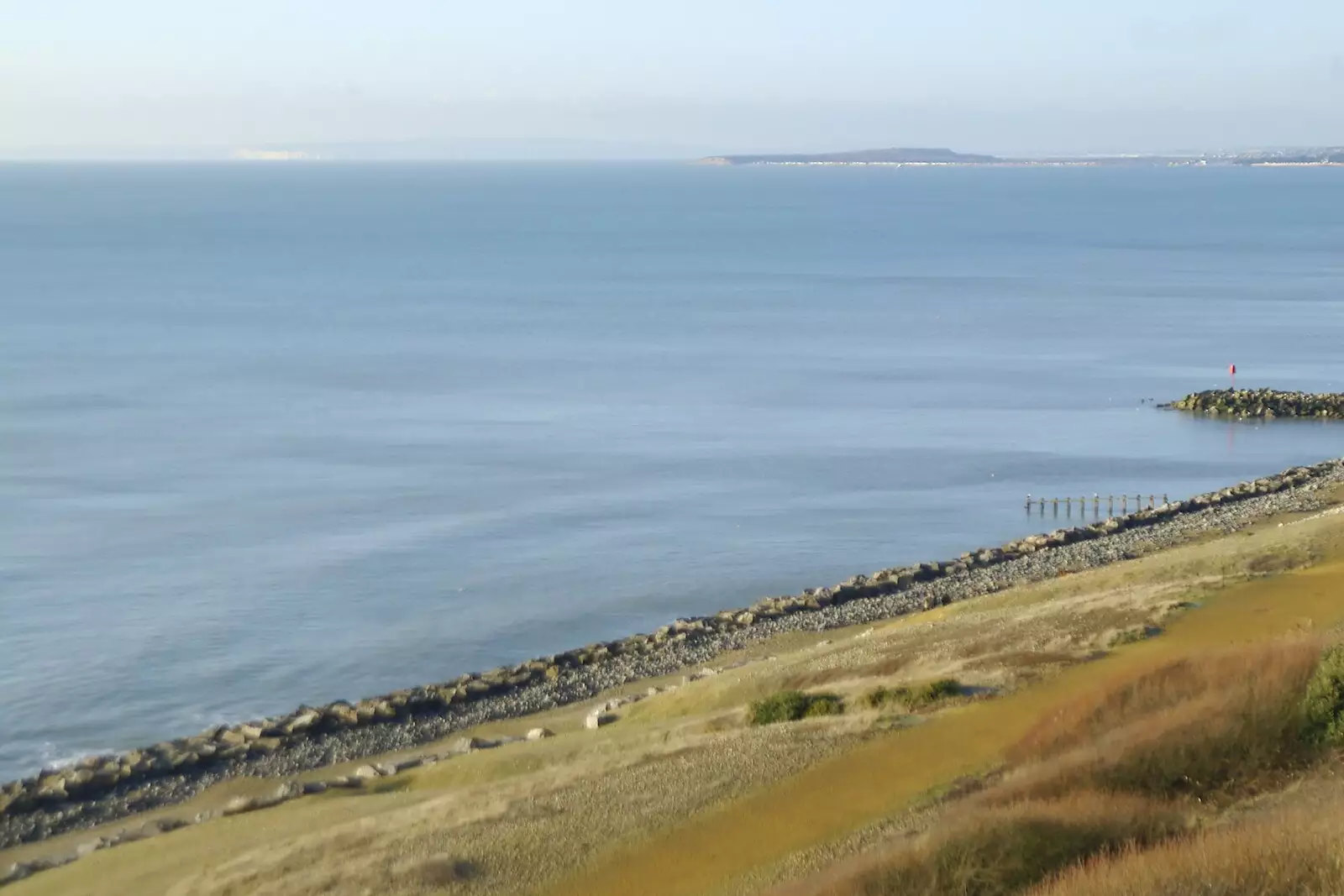 Hengistbury Head, and Swanage in the distance, from Boxing Day Miscellany, Hordle and Barton-on-Sea, Hampshire - 26th December 2005