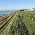 Looking along Barton clifftop, Boxing Day Miscellany, Hordle and Barton-on-Sea, Hampshire - 26th December 2005