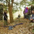 There's an introduction to archery, Walk Like a Shadow: A Day With Ray Mears, Ashdown Forest, East Sussex - 29th December 2005