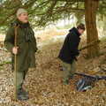 Ray Mears with a stick, Walk Like a Shadow: A Day With Ray Mears, Ashdown Forest, East Sussex - 29th December 2005
