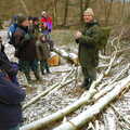 Chats in the woods, Walk Like a Shadow: A Day With Ray Mears, Ashdown Forest, East Sussex - 29th December 2005