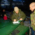 Ray does book signing on his Land Rover, Walk Like a Shadow: A Day With Ray Mears, Ashdown Forest, East Sussex - 29th December 2005