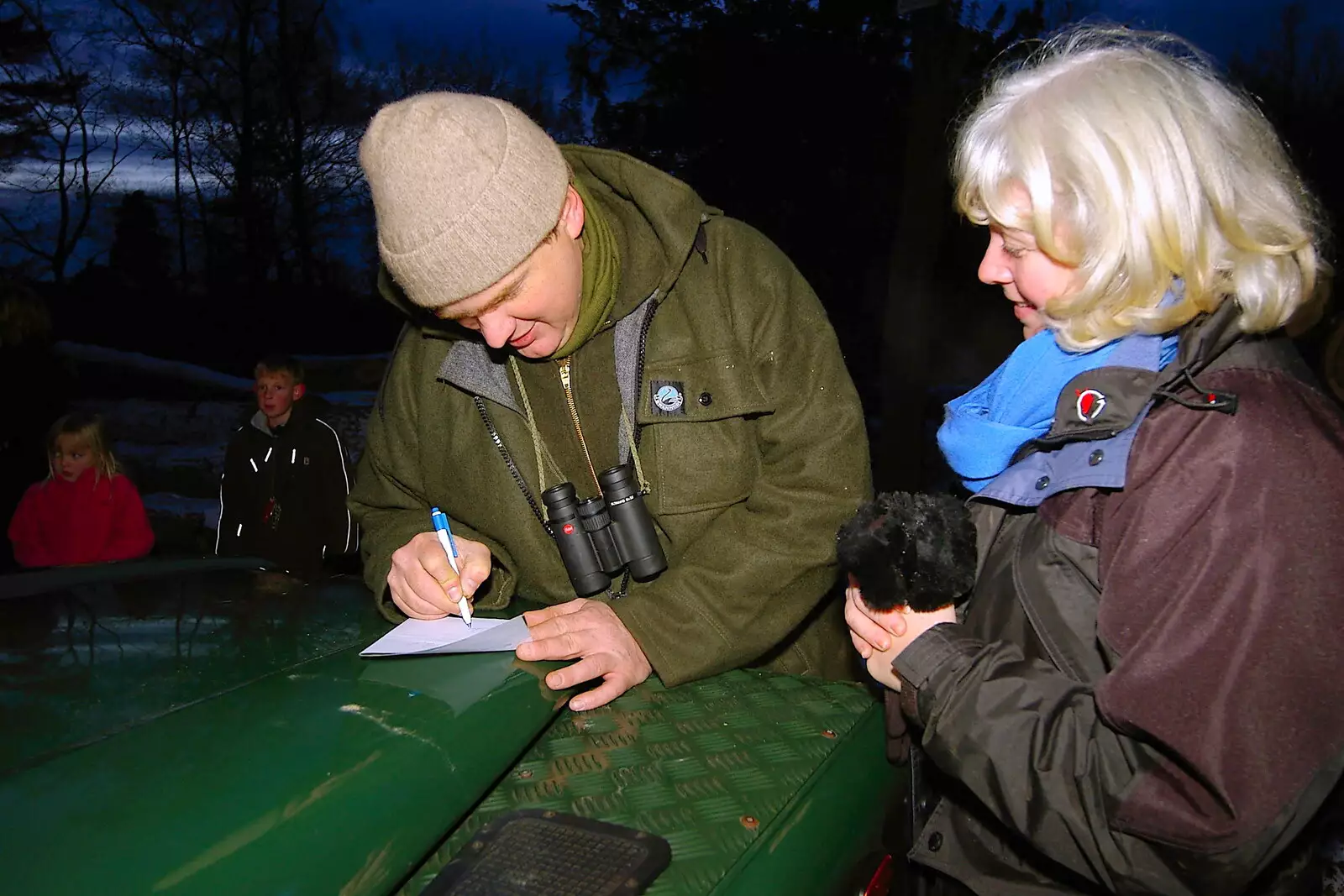 More signatures, from Walk Like a Shadow: A Day With Ray Mears, Ashdown Forest, East Sussex - 29th December 2005