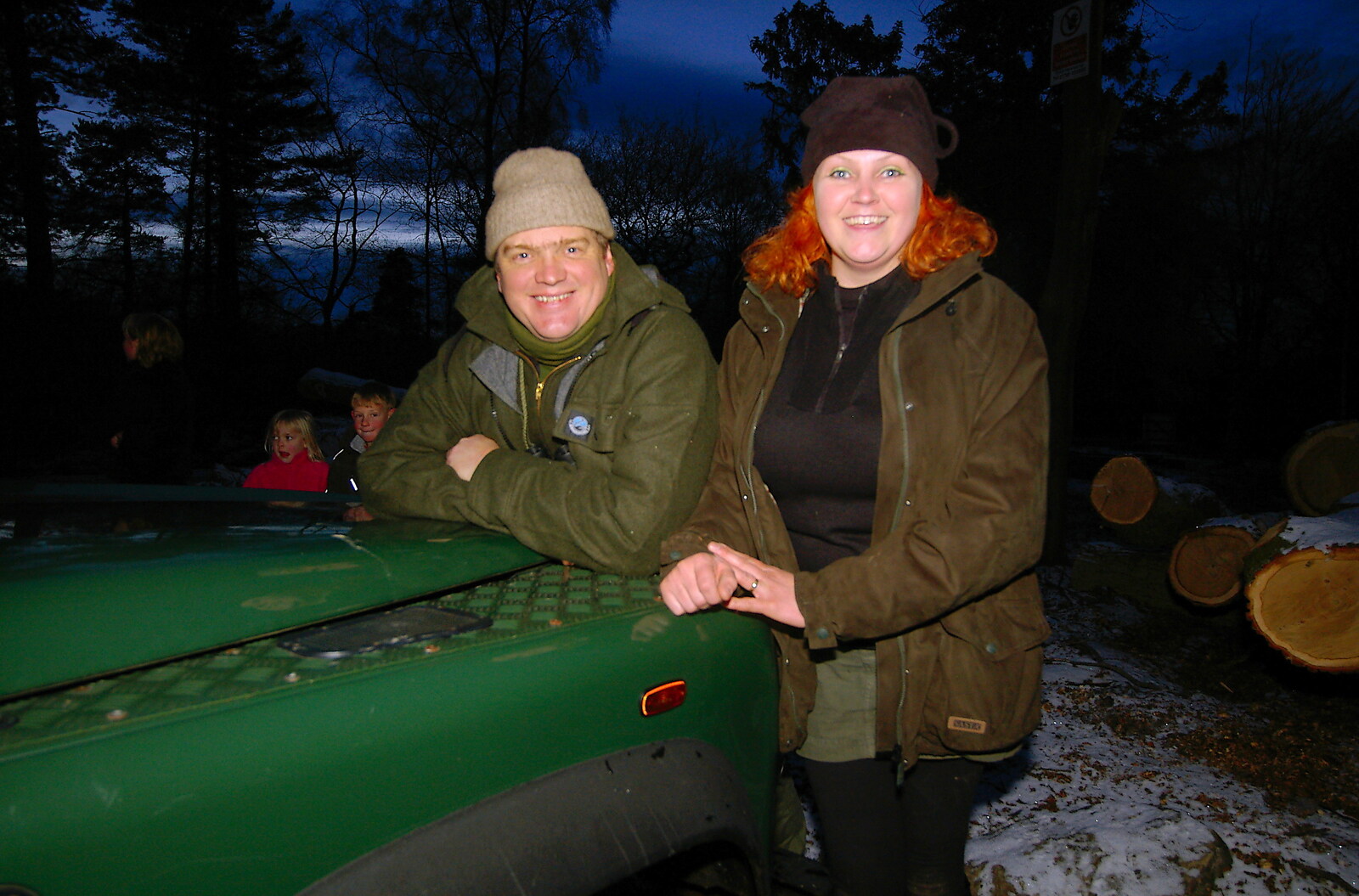 A photo with Ray Mears from Walk Like a Shadow: A Day With Ray Mears, Ashdown Forest, East Sussex - 29th December 2005