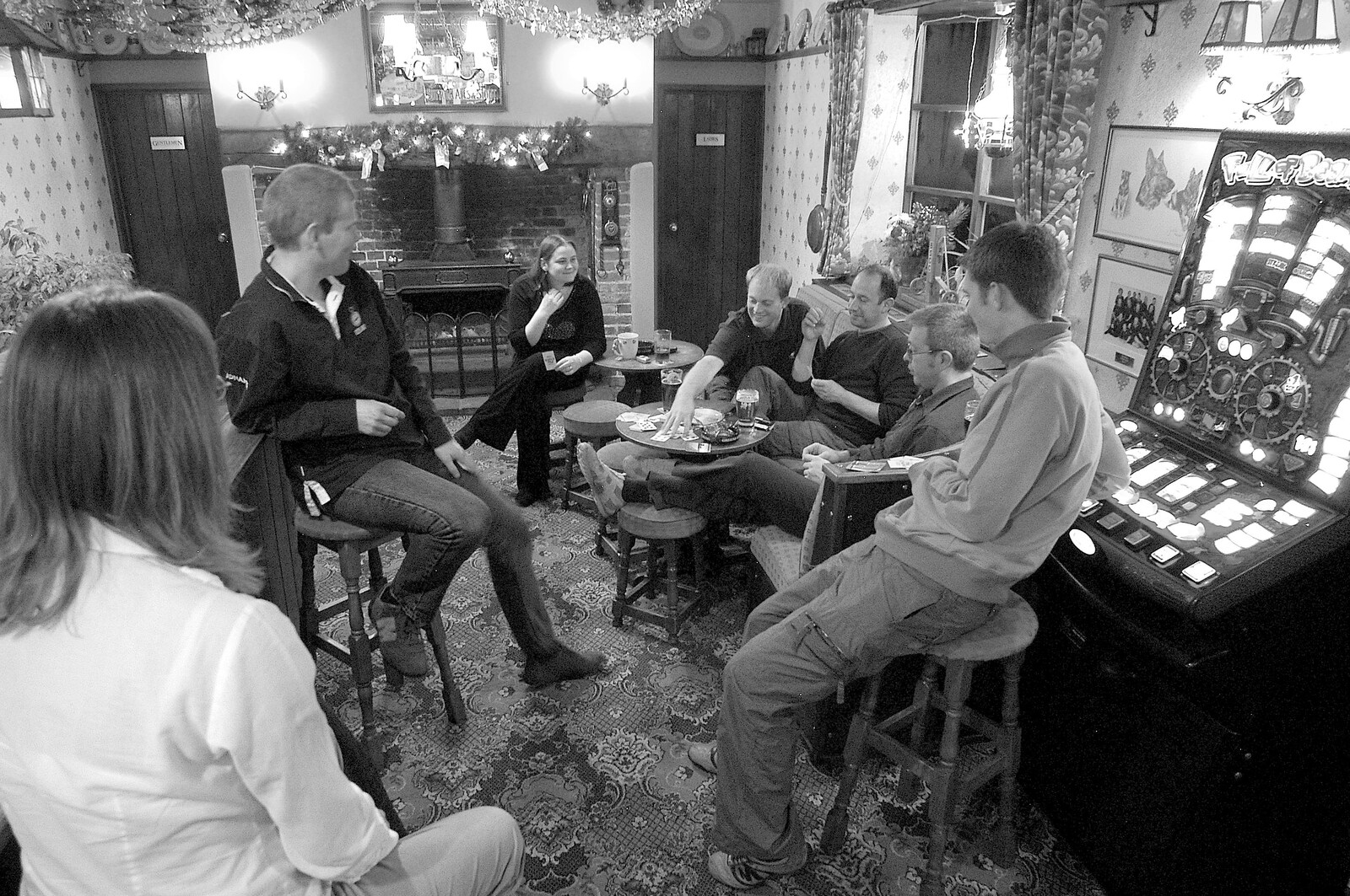 A card game occurs from New Year's Eve and Day, Thorndon and Thornham, Suffolk - 1st January 2006