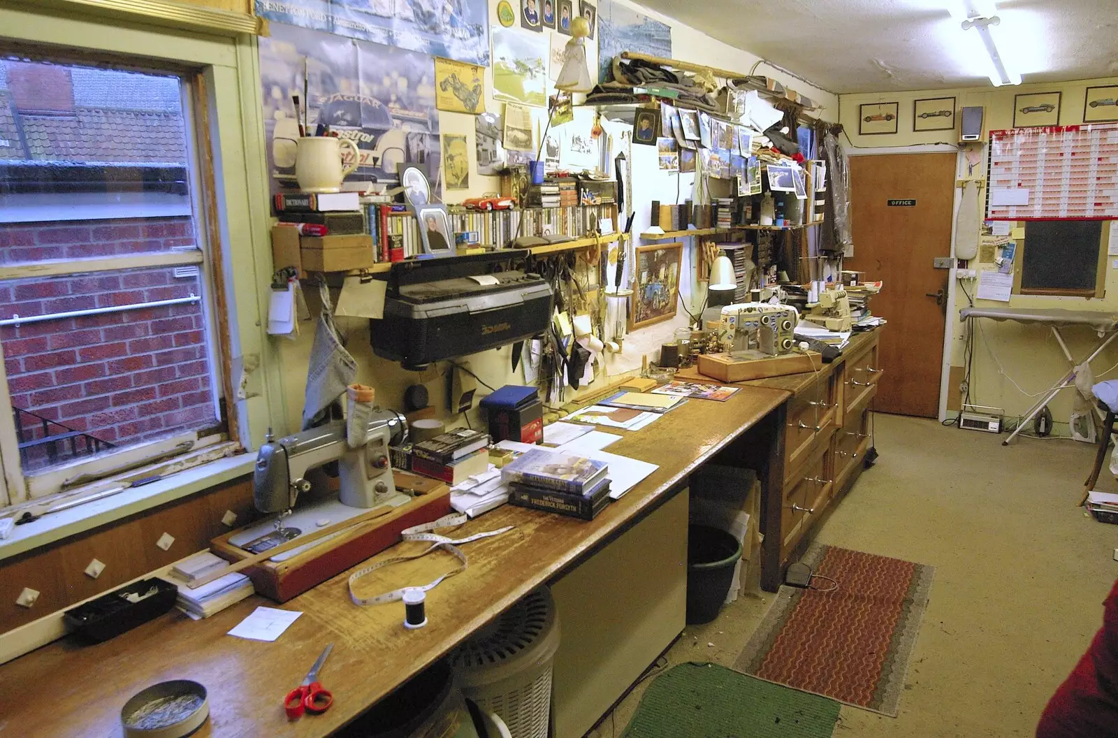 The Hopgood's repair and alterations room, from A Portrait of Hopgoods: Gentlemen's Outfitters, Diss, Norfolk - 4th January 2006