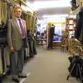 Peter stands by the trousers, A Portrait of Hopgoods: Gentlemen's Outfitters, Diss, Norfolk - 4th January 2006