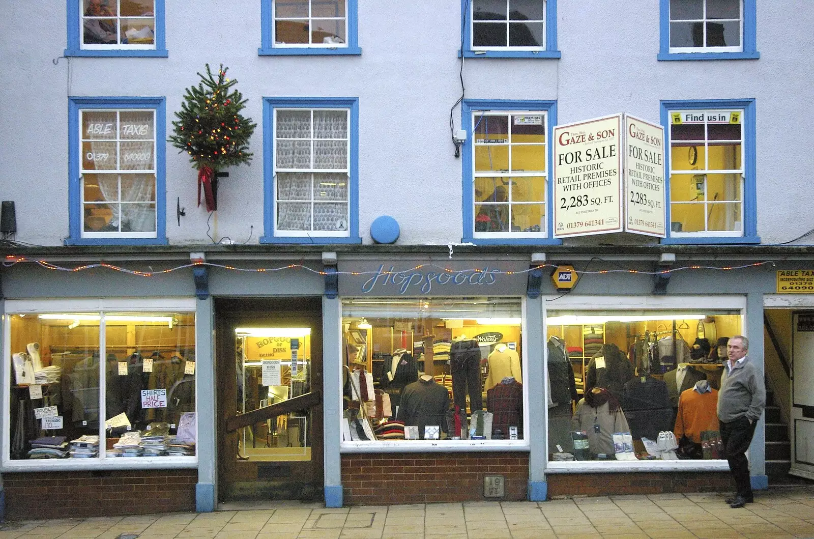 Hopgoods - front aspect, from A Portrait of Hopgoods: Gentlemen's Outfitters, Diss, Norfolk - 4th January 2006