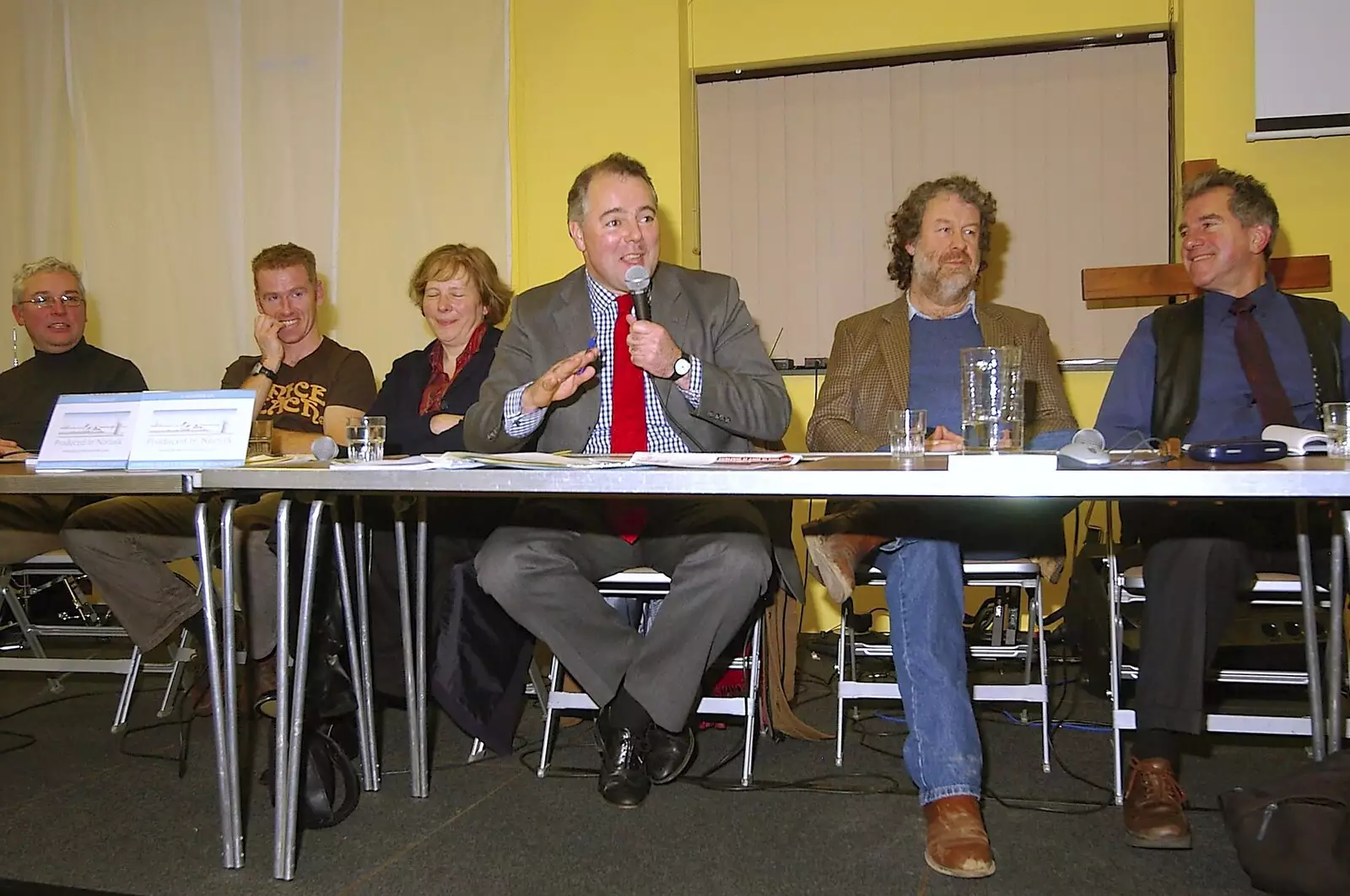 The whole panel, from Dom in da Chapel, Safeway Chickens and Evil Supermarkets, Harleston and Grimston - 15th January 2006