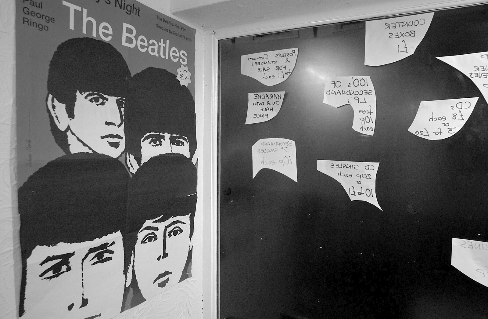 A Beatles poster from Closing Down: Viva La Revolution Records, Diss, Norfolk - 21st January 2006