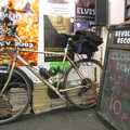 Nosher's bike in the corner of the shop, Closing Down: Viva La Revolution Records, Diss, Norfolk - 21st January 2006