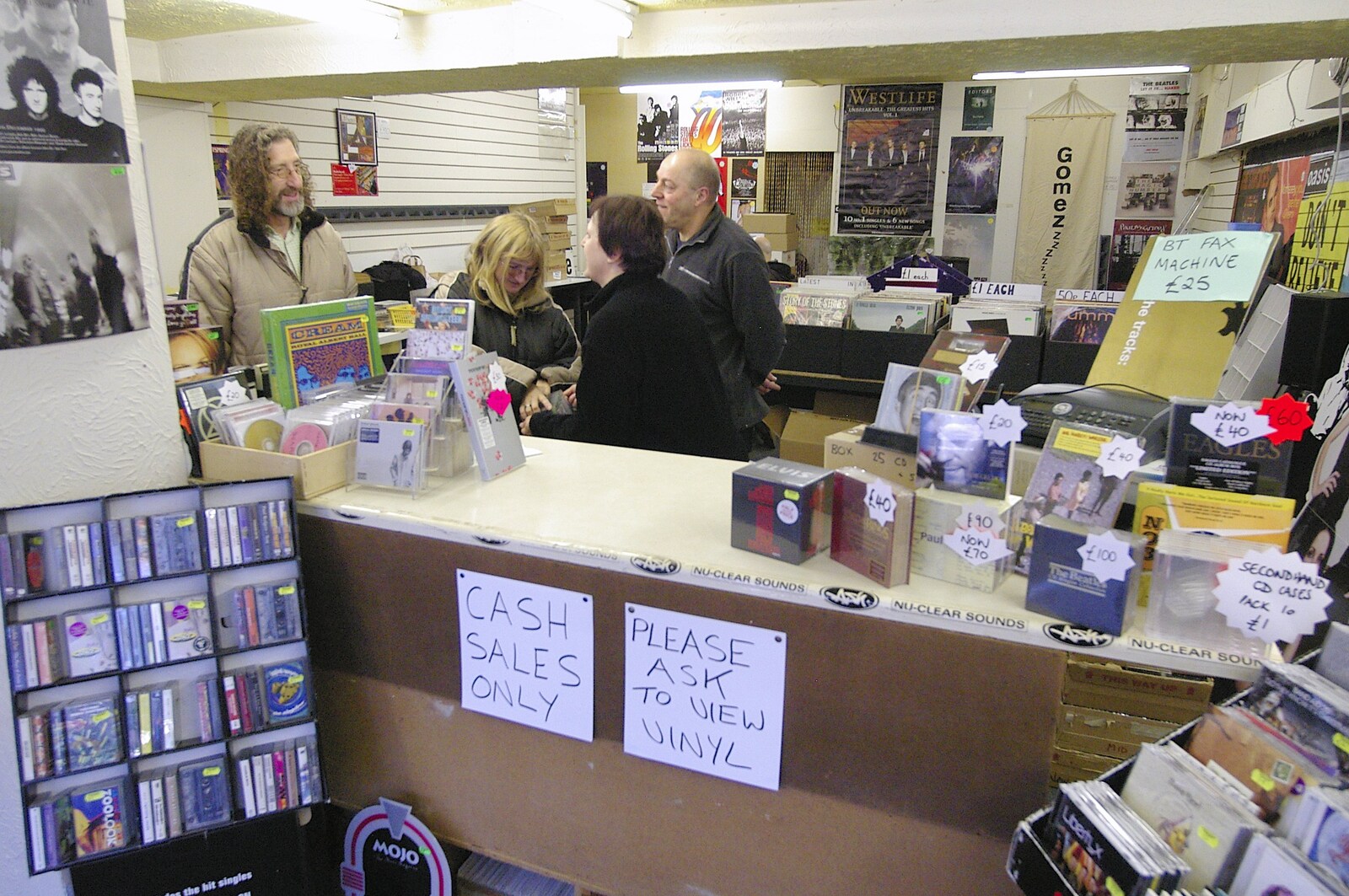 A Night in Cambridge and Revolution Records' Epilogue, Diss, Norfolk - 28th January 2006: The front of the shop has been re-arranged