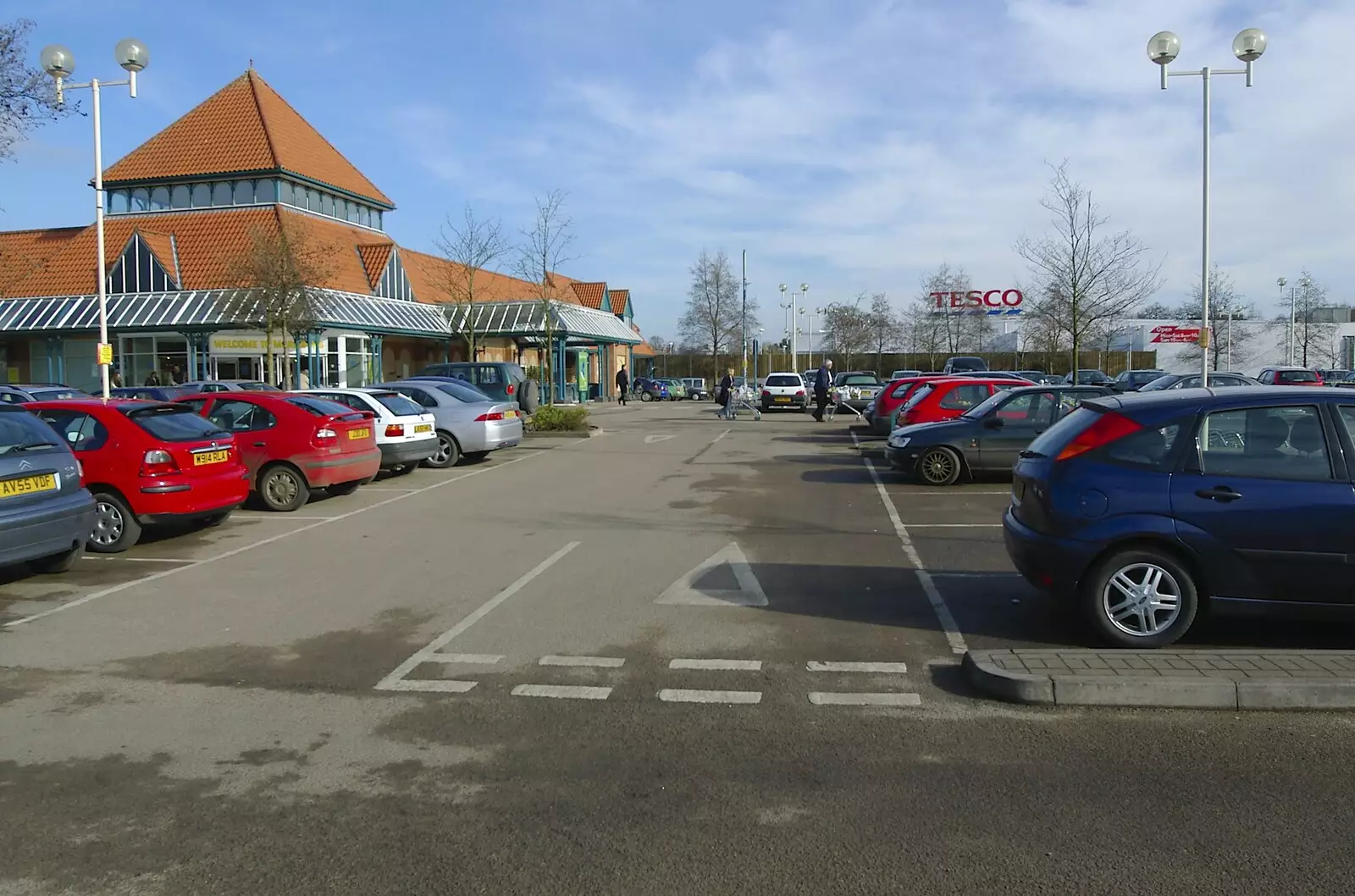 The former Safeway, now Morrisons, from Wrecked Cars, A Night Out and Stick Game in the Cherry Tree, Cambridge and Yaxley, Suffolk- 24th February 2006