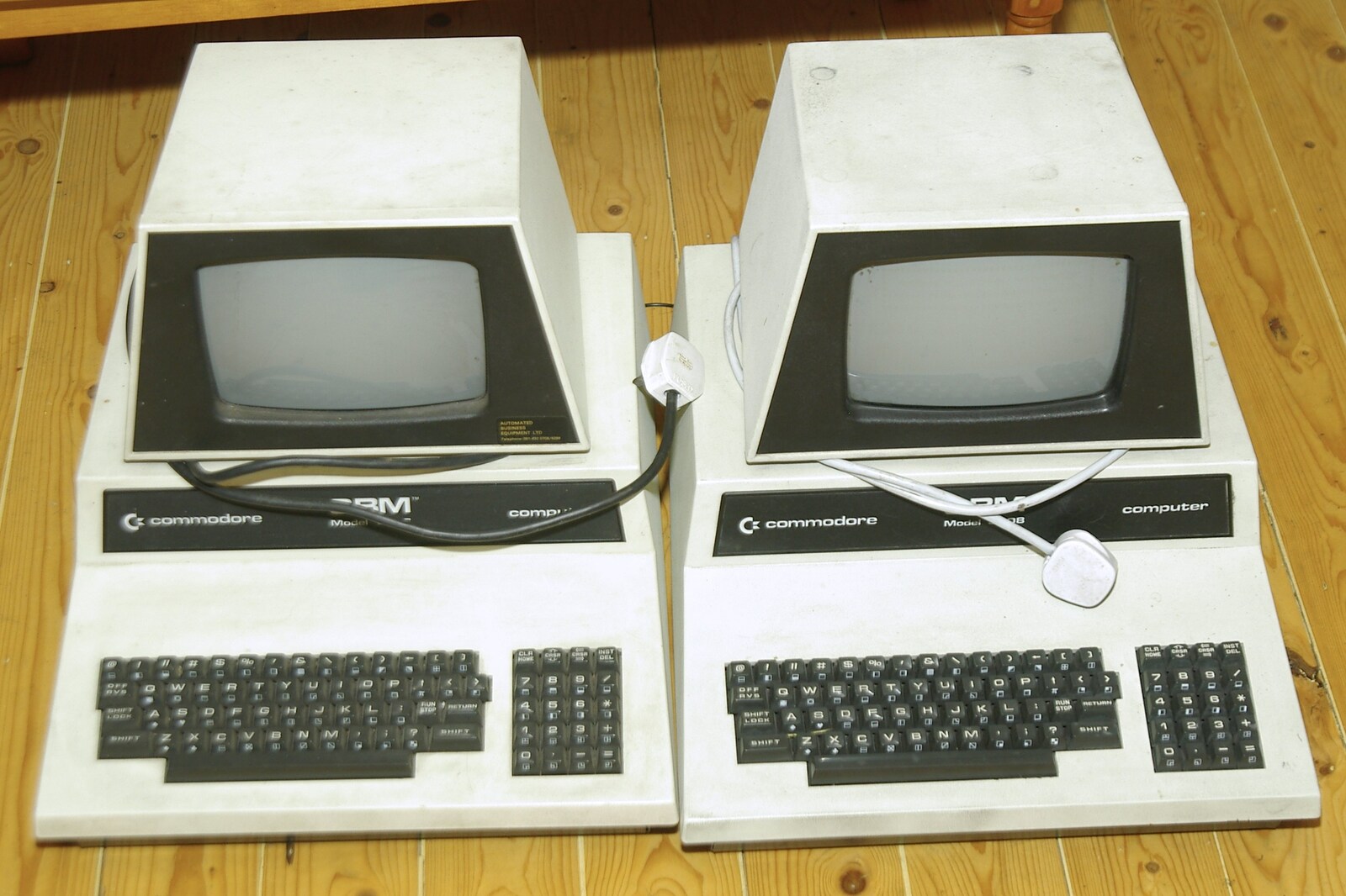 A pair of Commodore PETs from Wrecked Cars, A Night Out and Stick Game in the Cherry Tree, Cambridge and Yaxley, Suffolk- 24th February 2006