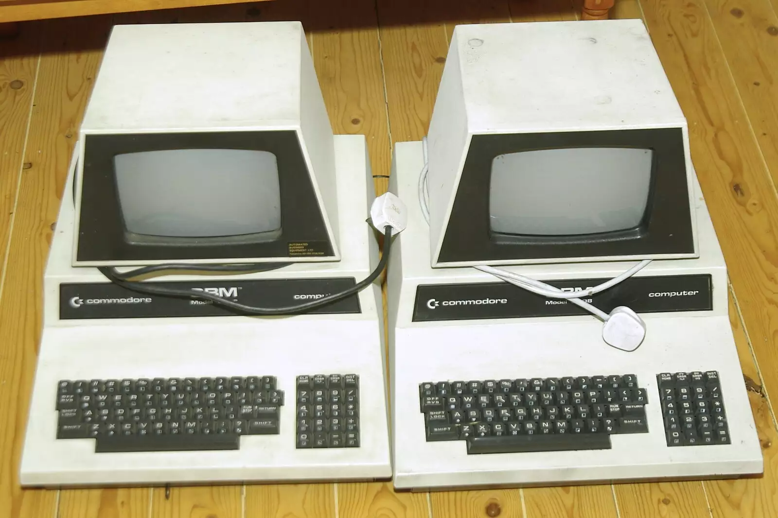 A pair of Commodore PETs, from Wrecked Cars, A Night Out and Stick Game in the Cherry Tree, Cambridge and Yaxley, Suffolk- 24th February 2006