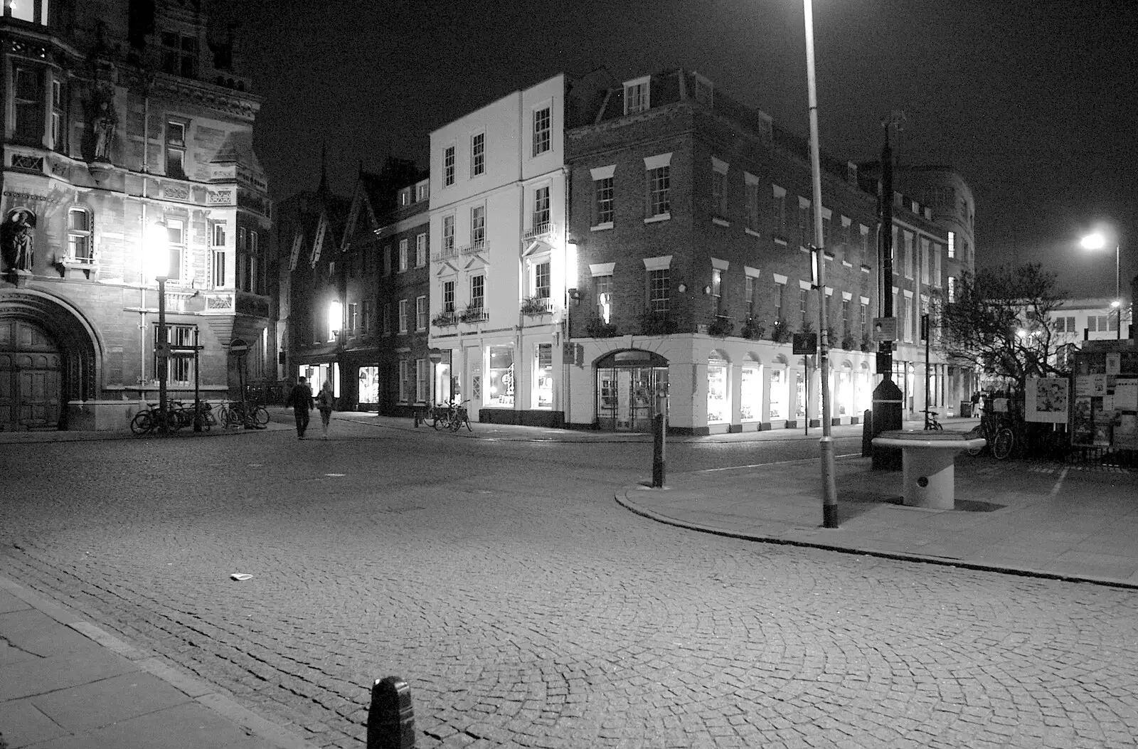 An empty Kings Parade, from Wrecked Cars, A Night Out and Stick Game in the Cherry Tree, Cambridge and Yaxley, Suffolk- 24th February 2006