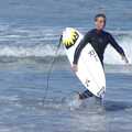 A surfer returns to the beach, Cruisin' Route 101, San Diego to Capistrano, California - 4th March 2006