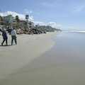 Strolling along a Pacific beach, Cruisin' Route 101, San Diego to Capistrano, California - 4th March 2006