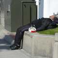 Some bloke takes a nap in the sun, Cruisin' Route 101, San Diego to Capistrano, California - 4th March 2006