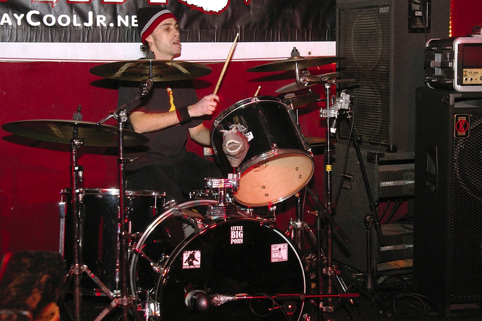 The drummer sound-checks from Cruisin' Route 101, San Diego to Capistrano, California - 4th March 2006