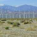 A thousand wind turbines, Mojave Desert: San Diego to Joshua Tree and Twentynine Palms, California, US - 5th March 2006