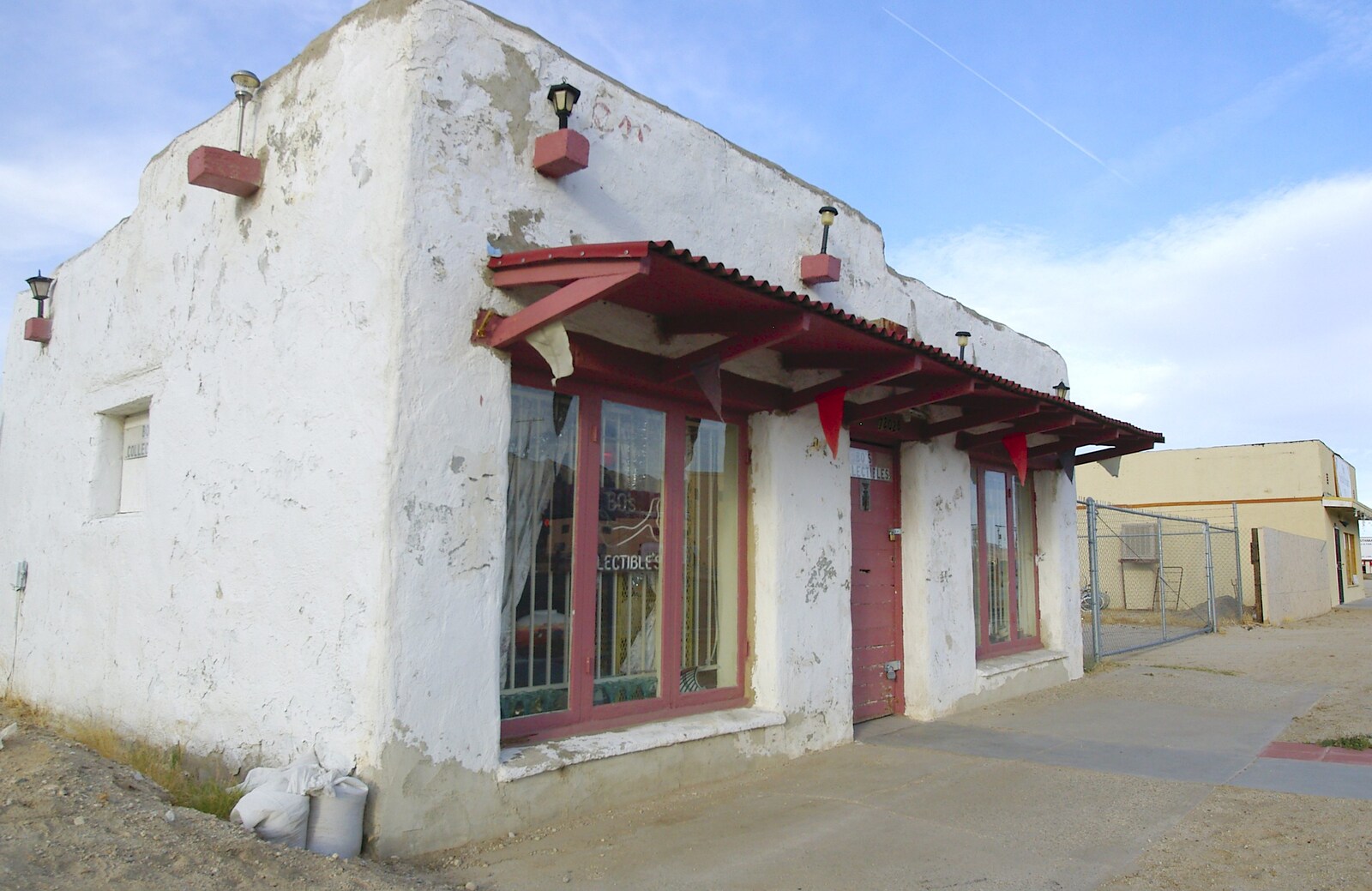 A derelict shop at Yucca Creek from Mojave Desert: San Diego to Joshua Tree and Twentynine Palms, California, US - 5th March 2006