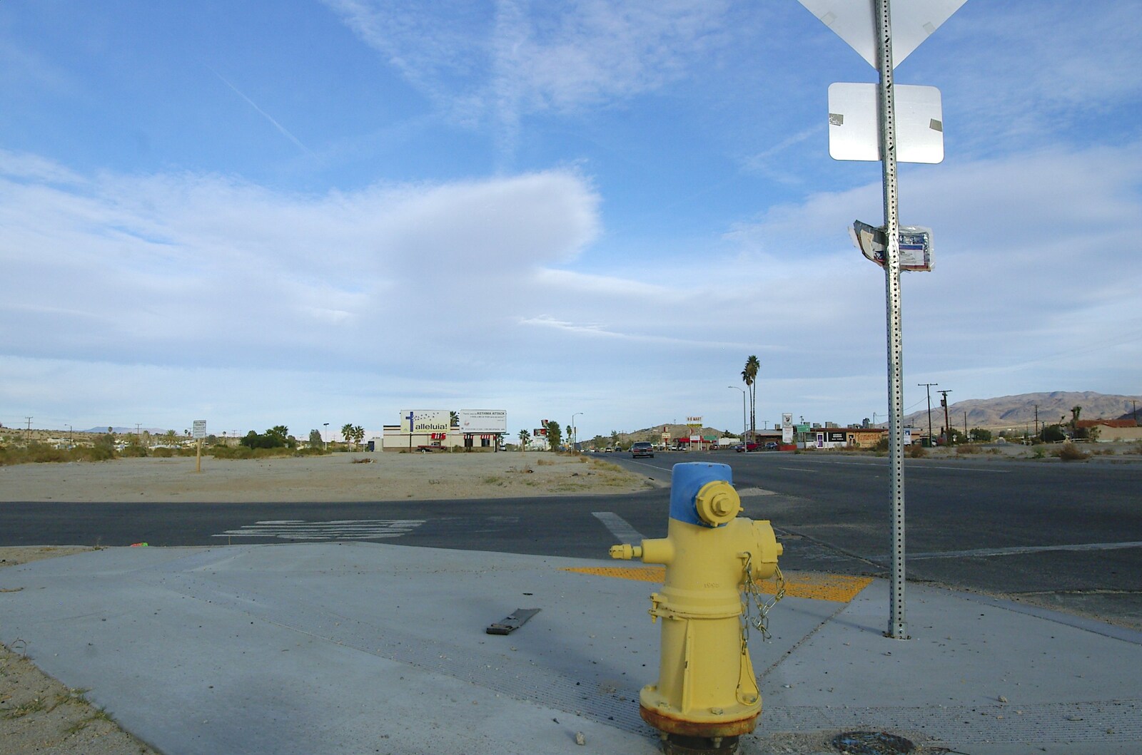 A random fire hydrant from Mojave Desert: San Diego to Joshua Tree and Twentynine Palms, California, US - 5th March 2006