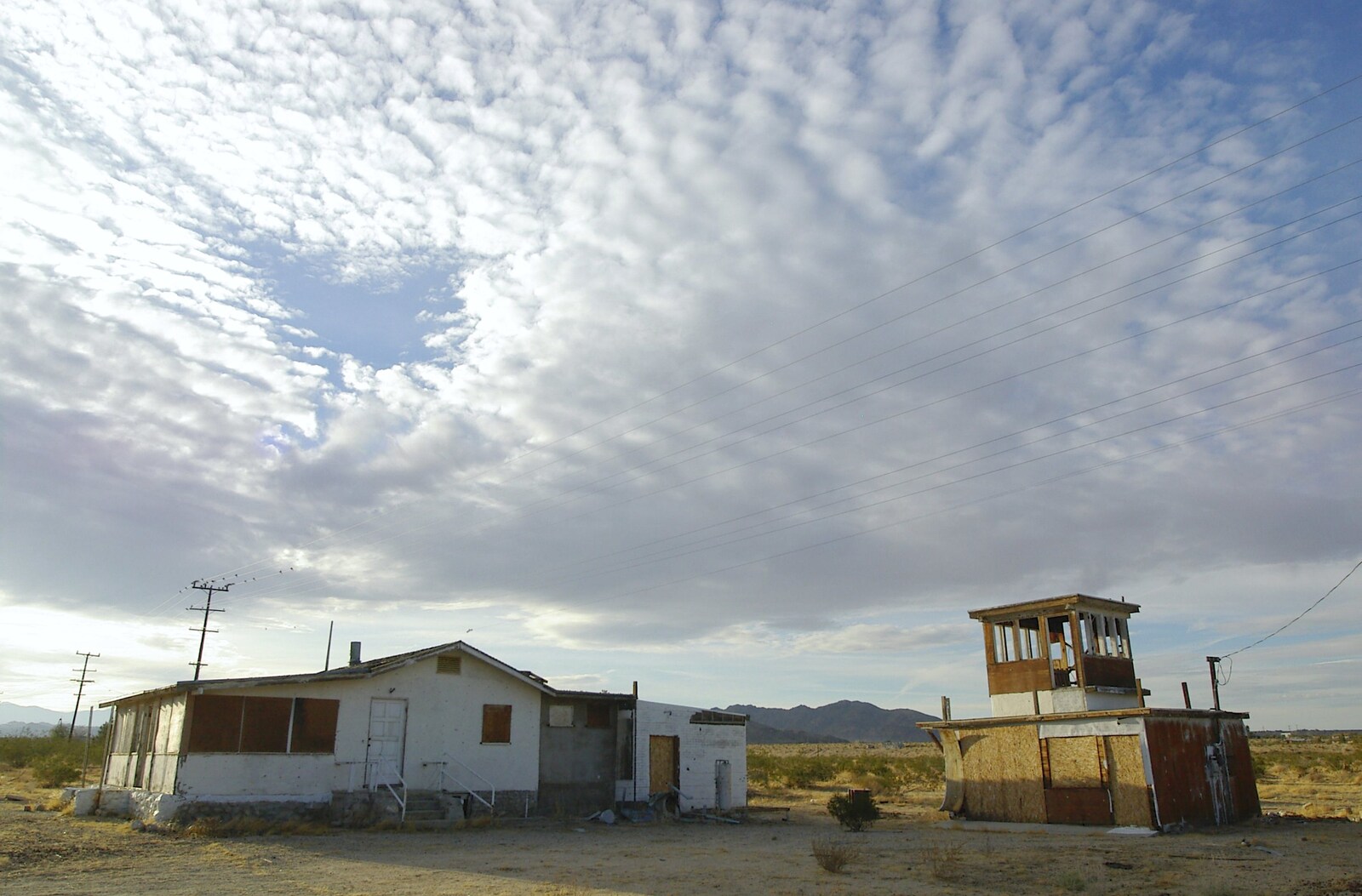 The home-made airport from Mojave Desert: San Diego to Joshua Tree and Twentynine Palms, California, US - 5th March 2006