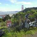 Nosher's rented bike - a Marin - in Marin County, The Golden Gate Bridge, San Francisco, California, US - 11th March 2006