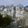 A view down the hills of San Francisco, Chinatown, Telegraph Hill and Fisherman's Wharf, San Francisco, California, US - 11th March 2006