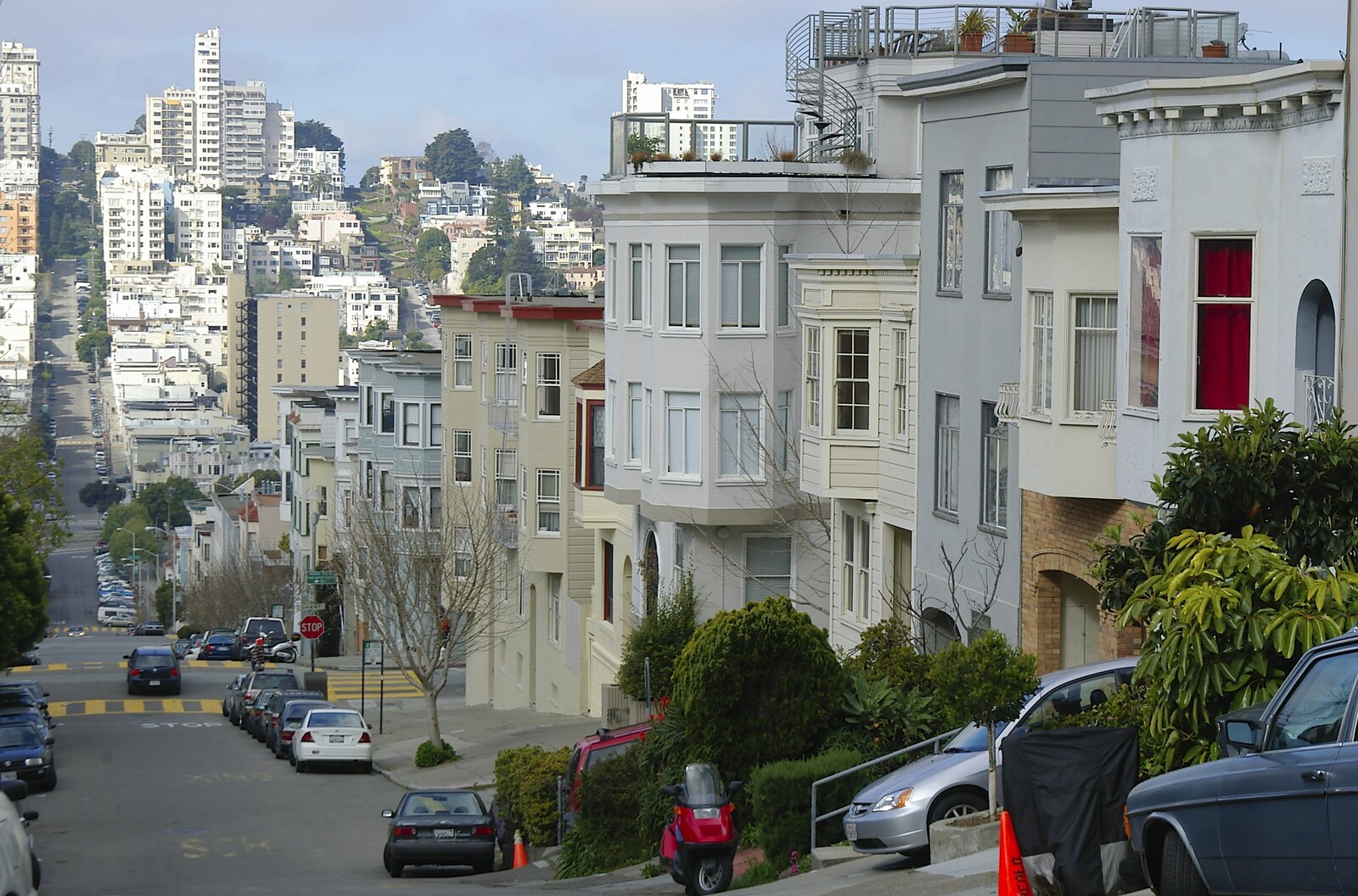 More nice houses from Chinatown, Telegraph Hill and Fisherman's Wharf, San Francisco, California, US - 11th March 2006
