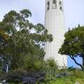 The landmark Coit Tower, Chinatown, Telegraph Hill and Fisherman's Wharf, San Francisco, California, US - 11th March 2006