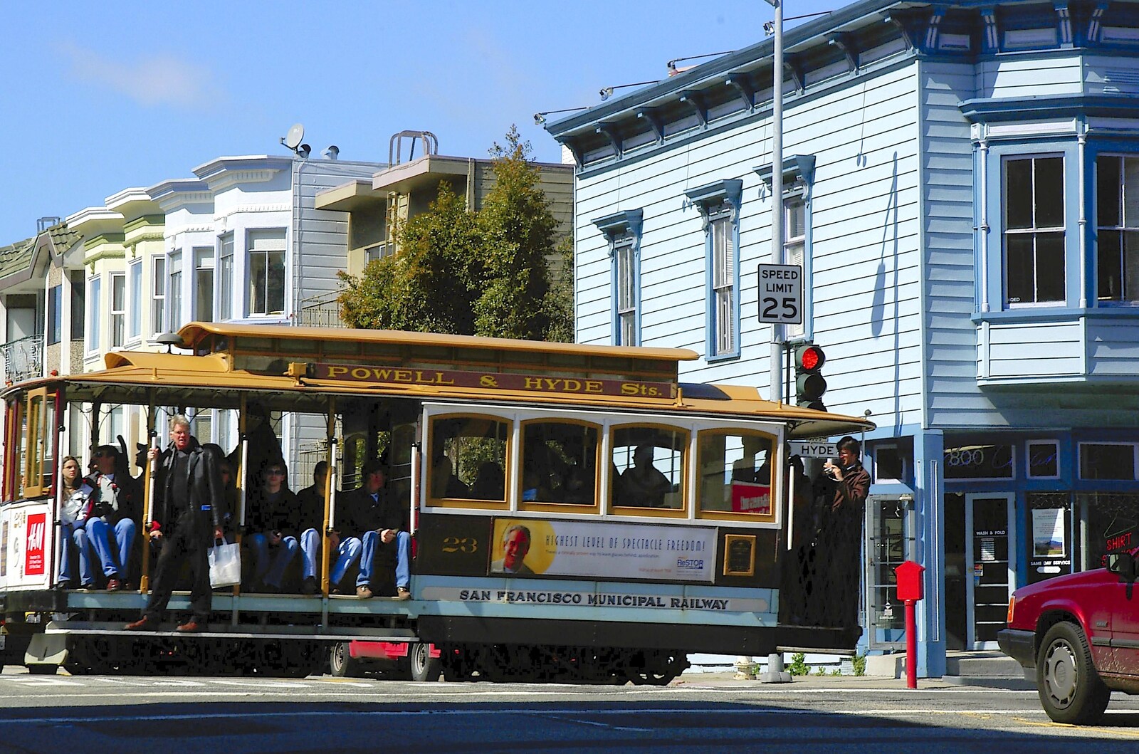 Another tram from Chinatown, Telegraph Hill and Fisherman's Wharf, San Francisco, California, US - 11th March 2006