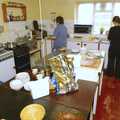 In the kitchen, Clairesprog Christening, Church of St. Margaret of Antioch, Thrandeston, Suffolk - 19th March 2006