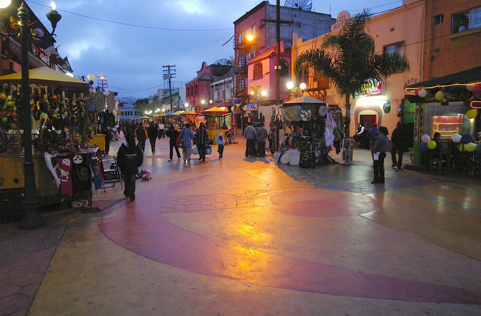 Funky backstreets, alive with market stalls from A Trip to Tijuana, Mexico - 25th March 2006